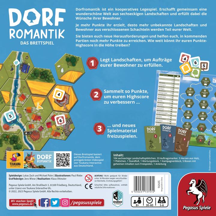Actual product image Pegasus 51242G - Dorfromantik - The board game retailer-exclusive EN (German)