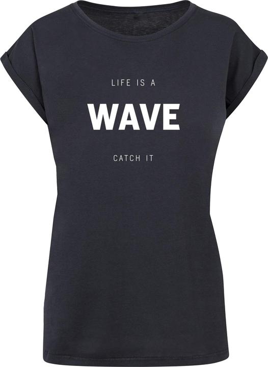 Merchcode Ladies Summer - Life is a wave T-Shirt - 118923 (XXL)