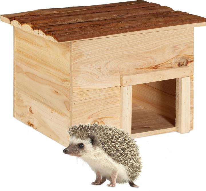 Image du produit Relaxdays Maison hérisson, en bois