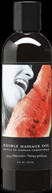 Actual product image Shots Watermelon Edible Massage Oil - 8oz / 237ml (237 ml)