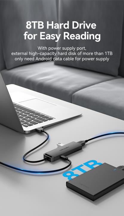 Productafbeelding Vention Chlbd (USB-A, 4 Havens)