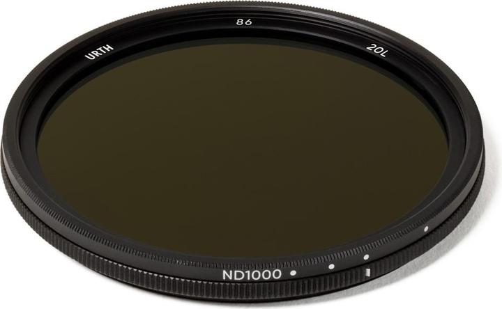 Image du produit Urth 86mm ND64 1000 (6 10 Stop) Variable ND Lens Filter (Plus+) (Filtre gris neutre, 86 mm)