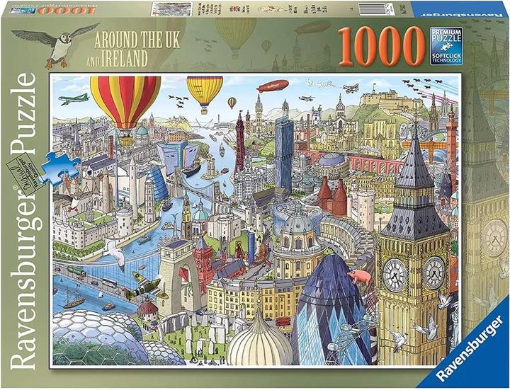 Produktbild Ravensburger Puzzle 1000 Rund um die Britischen Inseln
