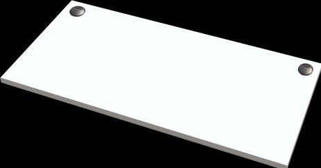 Actual product image Fellowes Tischplatte Levado 140 x 80 cm, Weiss (140 x 80 cm)