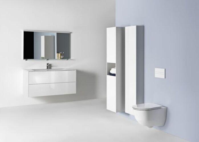 Actual product image Laufen Pro S Set Base 1000, washbasin, 1 tap hole, overflow, incl. vanity unit, 2 drawers, 1000x500m