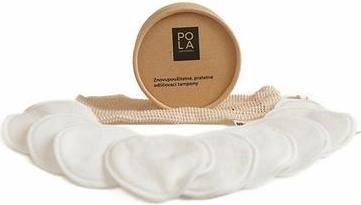 Actual product image Pola Cosmetics Bamboo make-up tampons 10 pcs (Cleaning cloths)