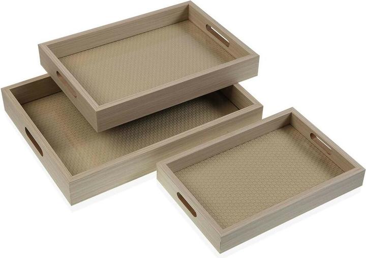 Produktbild Versa Tablettset MDF 30 x 5,5 x 40 cm (3 Stücke)