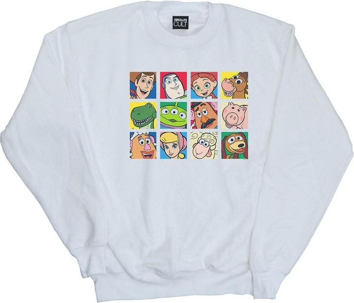 Disney Toy Story Character Squares Sweatshirt Jungen