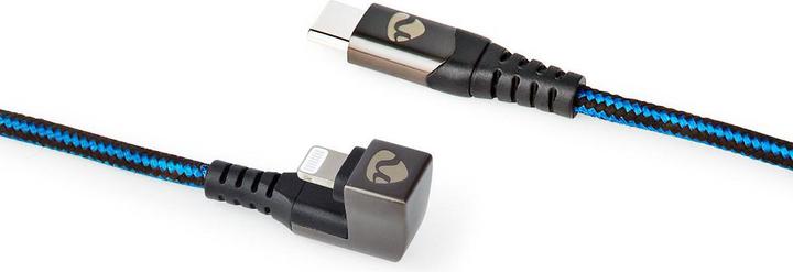 Produktbild Nedis USB-Kabel USB 2.0 Apple Lightning 8-Pin USB-CT Stecker 480 Mbps Vernickelt 2.00 m rund Gefloch (2 m, USB 2.0, 60 W)