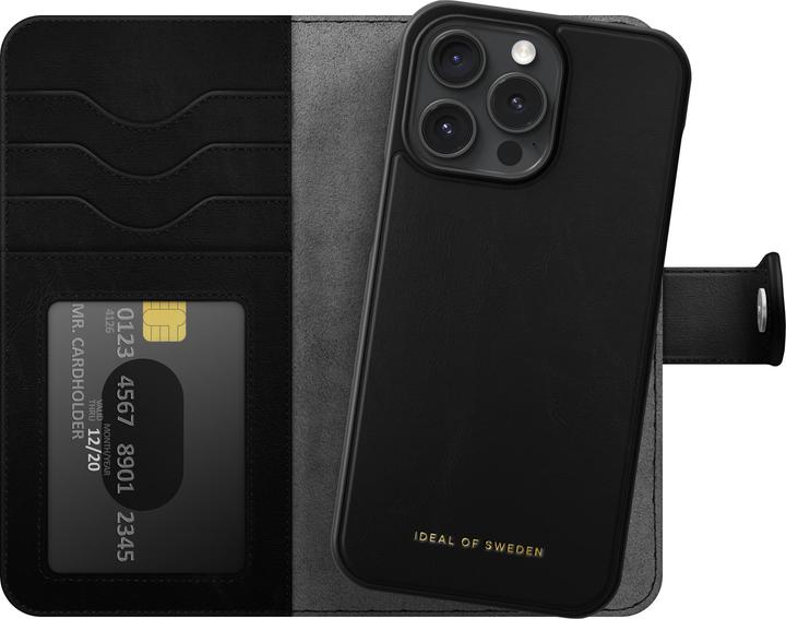 Produktbild iDeal Of Sweden iPhone 15 Pro Max Magnet Wallet +, Black (Apple iPhone 15 Pro Max)