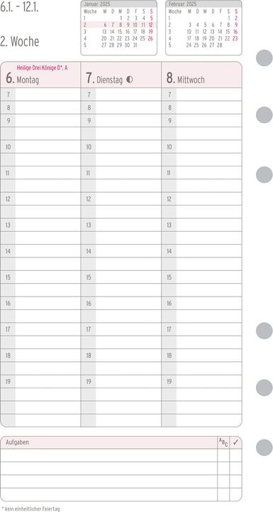 Actual product image Chronoplan Weekly schedule (German)