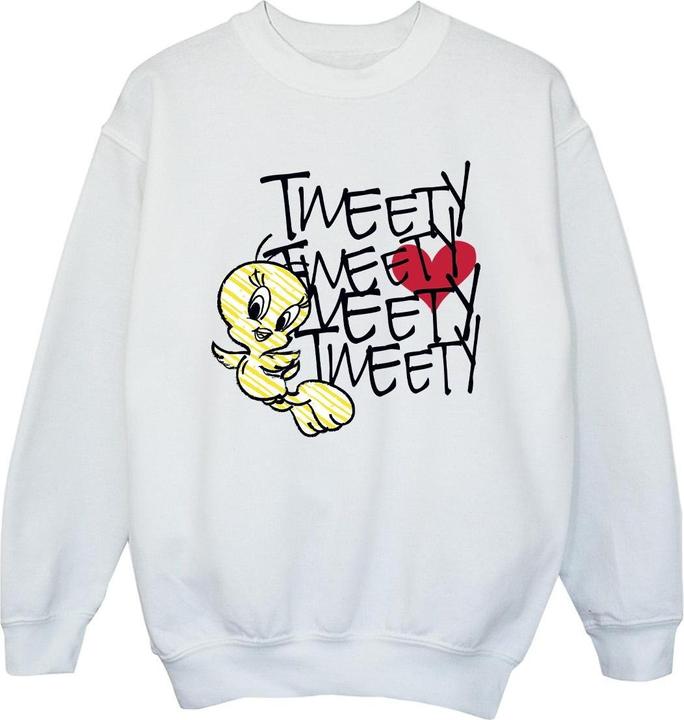 Looney Tunes Tweety Love Heart Sweatshirt Mädchen