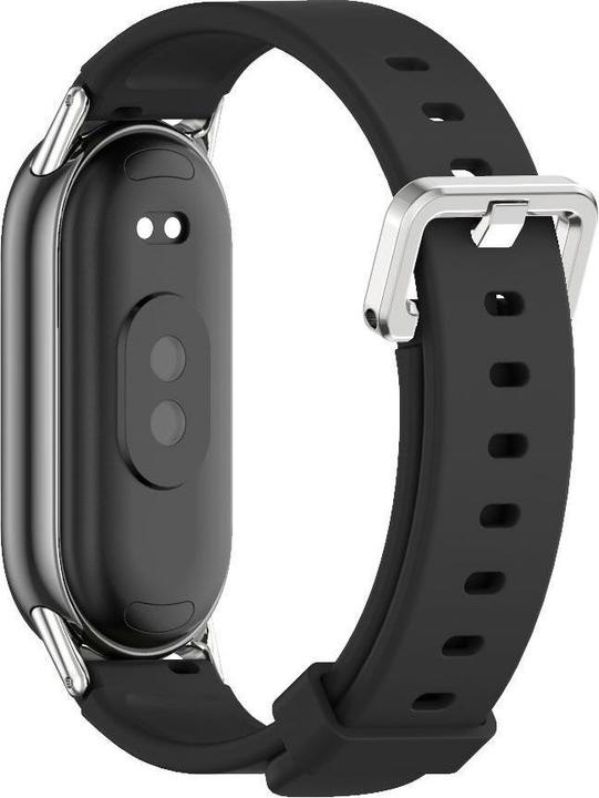 Produktbild Tech-Protect IconBand Classic Armband für Xiaomi Smart Band 8 / 9 / 10 / NFC - schwarz (flexibles Silikon, Hochwertiges)