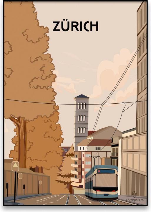 Produktbild Plakativ Zürich Poster A2 (59.4 x 42 cm)
