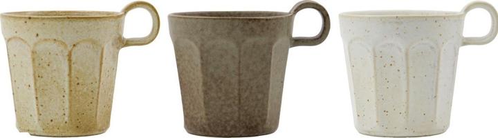 House Doctor Mug, HDArch, off-white/beige/green (3 x)