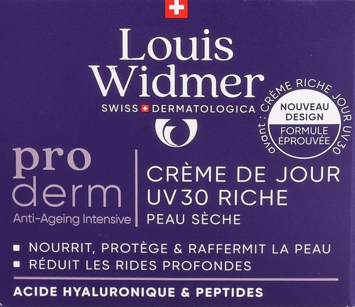 Actual product image Louis Widmer Proderm Tagescr UV30 rei par 50ml (50 ml, Day cream, SPF 30)