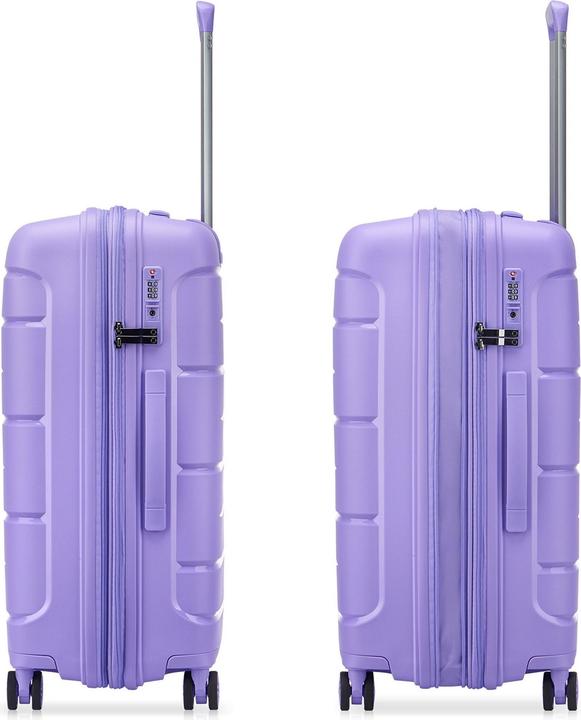 Actual product image Modo by Roncato Starlight 3.0 4 Rollen Kofferset 3-teilig mit Dehnfalte (219 l, XL (from 140l))