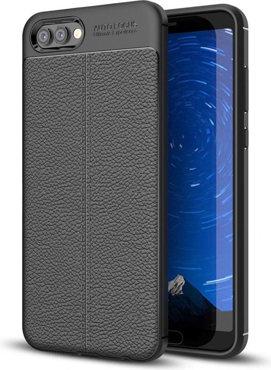Actual product image Screenguard Honor View 10 Case Leather Design TPU Cover (Honor View 10)