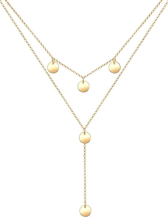 Immagine prodotto Elli Collana a Y Geo Layer Plate Argento 925 (Argento 925, 38 cm)