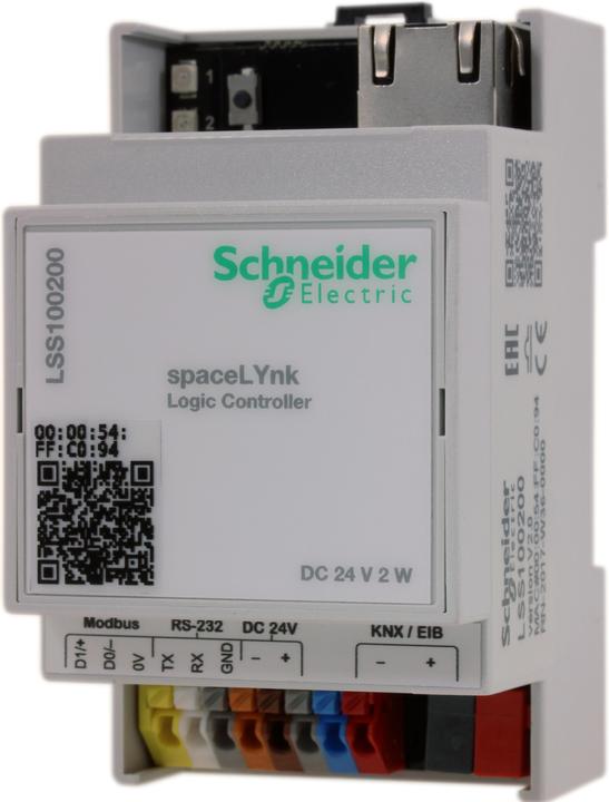 Schneider Electric Logik Controller LSS100200 spaceLYnk BACNet Modbus IP KNX (Analogaktor)