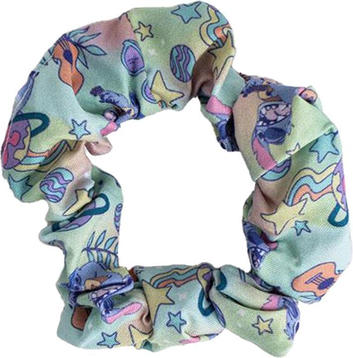 Produktbild Disney Stitch Hair Scrunchies for Girls and Women, Non-Slip and Soft Ponytail Holder - 3 Scrunchies (Haargummi)