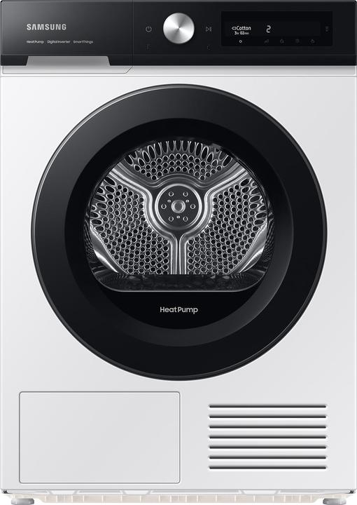 Produktbild Samsung DV90BB5245AES3 Optimal Dry 9 kg Frontlader-Wäschetrockner Klasse A++, schwarze Tür (9 kg, Rechts)