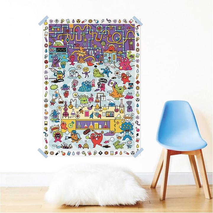 Actual product image Poppik Sticker Creative Poster Crazy Lab