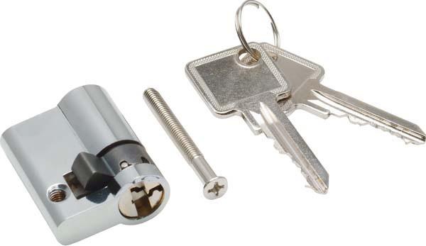 Actual product image Hager HAG FZ520 Euro profile cylinder 455 for swivel lever FZ537 (Profile cylinder)