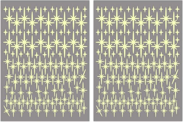 Produktbild Trenddeko Leuchtsticker Romantischer Sternenhimmel (21 x 28 cm)