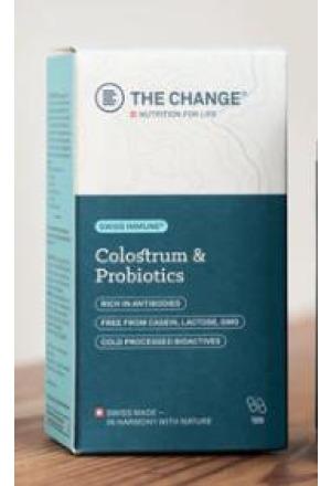 Produktbild BE THE CHANGE Colostrum & Probiotics (120 Stück, Kapseln, 44 g)