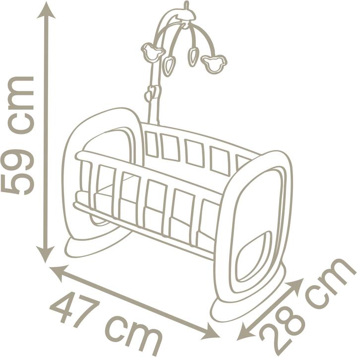 Actual product image Smoby BabyNurse Baby's Cot