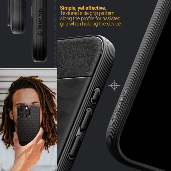 Produktbild Caseology Parallax MAG iPhone 15 Pro Max 6.7" Magsafe Czarny/Matte Black ACS06614 (Apple iPhone 15 Pro Max)