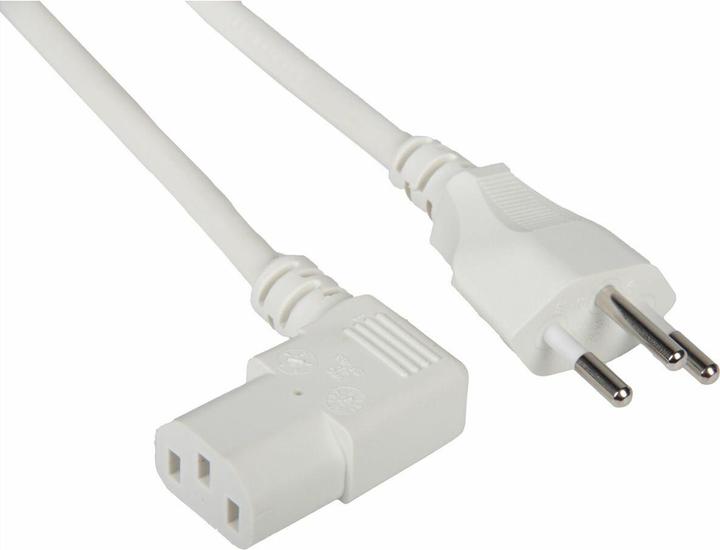 Value Mains cable 3-pin CH, T12 plug - C13 socket (2 m)