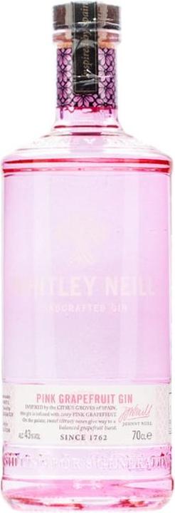 Whitley Neill Pink Grapefruit Dry Gin (1 x 70 cl)