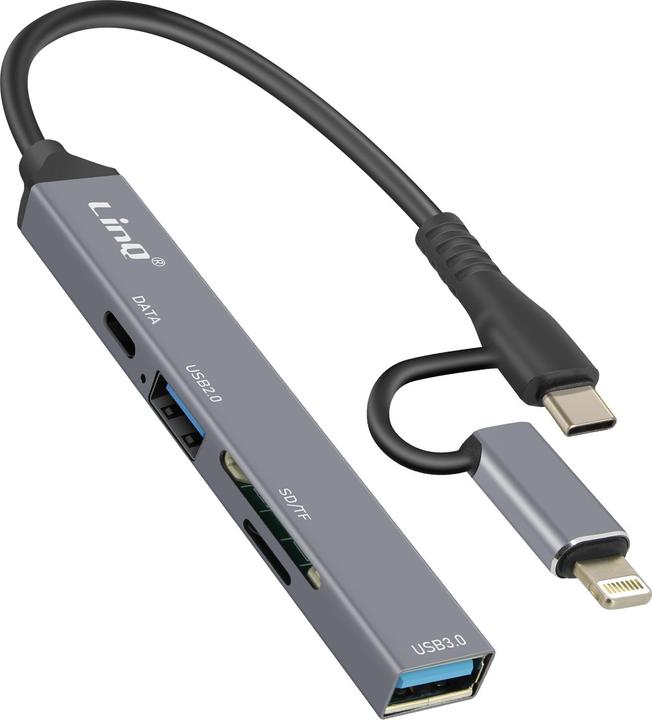 LinQ IT7943 Multiport hub (USB-C, 3 Ports)