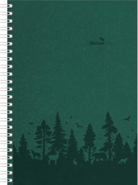 Actual product image Alpha Edition Wochenplaner Nature Line Forest 2026 - Taschen-Kalender A5 - 1 Woche 2 Seiten - Ringbindung - 128 (15 x 21 cm, German)