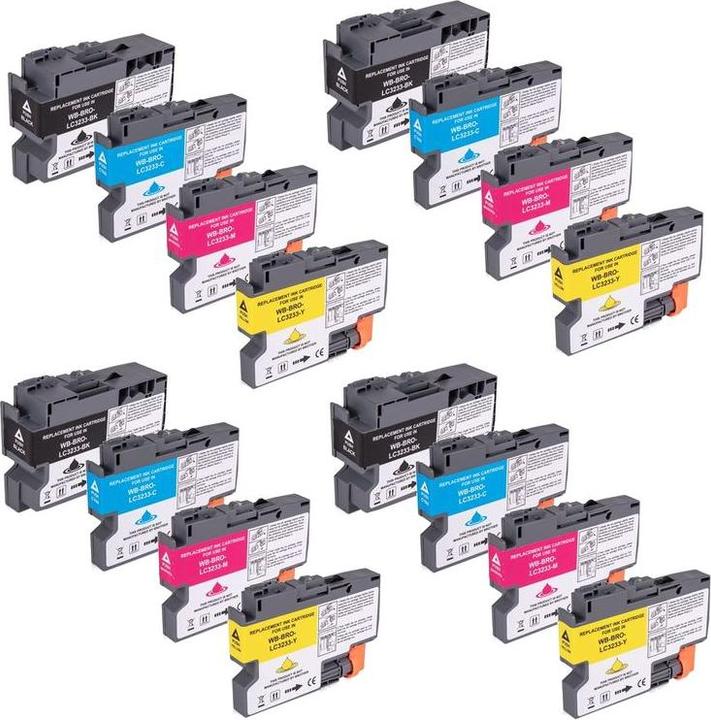 Image du produit Hermex Cartouches d'encre compatibles Brother DCP-J 1100 DW (M, CF, C, Y)
