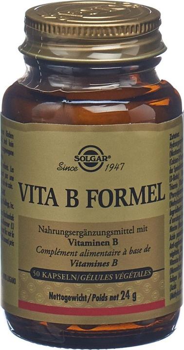Actual product image Solgar Vita B Formula Caps (50 Piece, Capsules, 24 g)