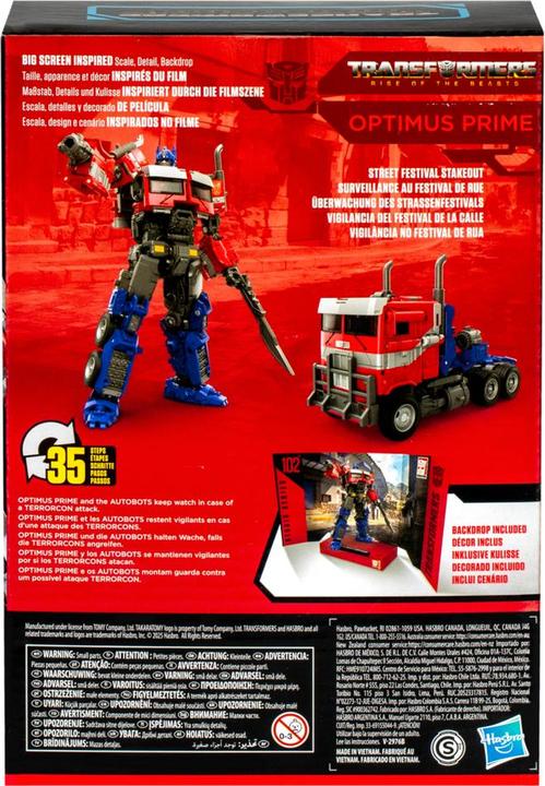 Produktbild Hasbro Transformers: Aufstieg der Bestien Generations Studio Series Voyager Class Actionfigur Optimus Prime