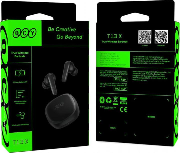 Immagine prodotto QCY T13x (ANC, 4 h, Senza fili)