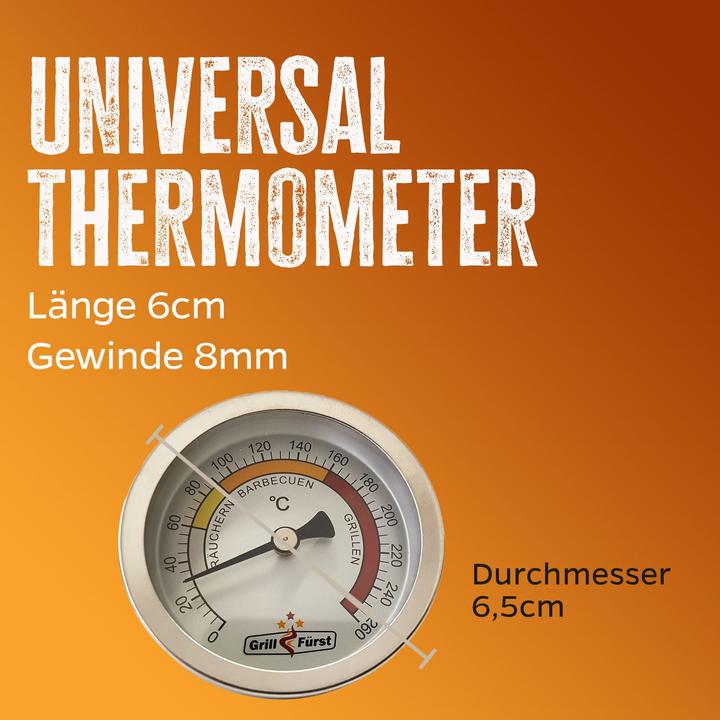 Produktbild Grillfürst Deckelthermometer - Grill Thermometer Therm260 (Therm 260)