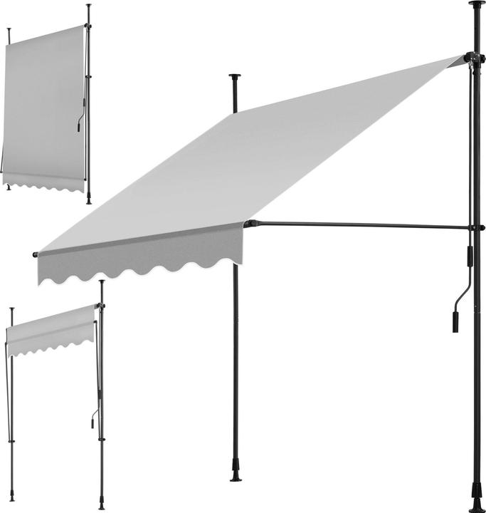 Actual product image tectake Clamping awning (1.50 m)