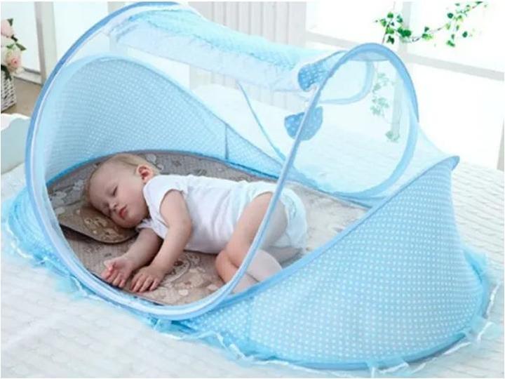 Produktbild ASMI Tragbares Pop-Up Baby-Zelt Blau