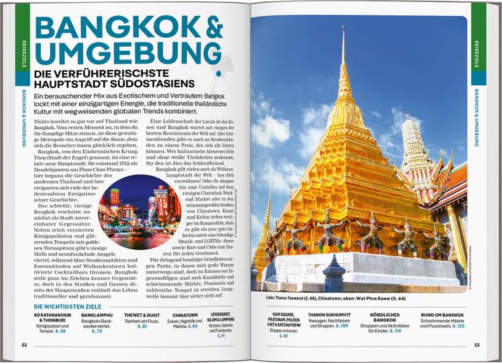 Produktbild Reiseführer Thailand (Deutsch, Michael Kohn, Tharik Hussain, Anirban Mahapatra, Ashley Harrell, Tim Bewer, Paul Harding, Daniel McCrohan, David Eimer, Barbara Woolsey, Olivia Pozzan, 2024)
