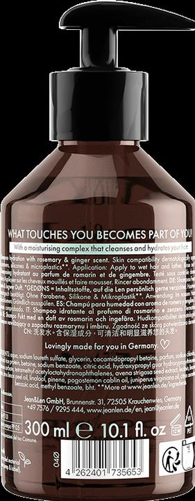 Actual product image Jean & Len Shampoo Hydration Rosemary/Ginger, 300 ml (300 ml, Liquid shampoo)
