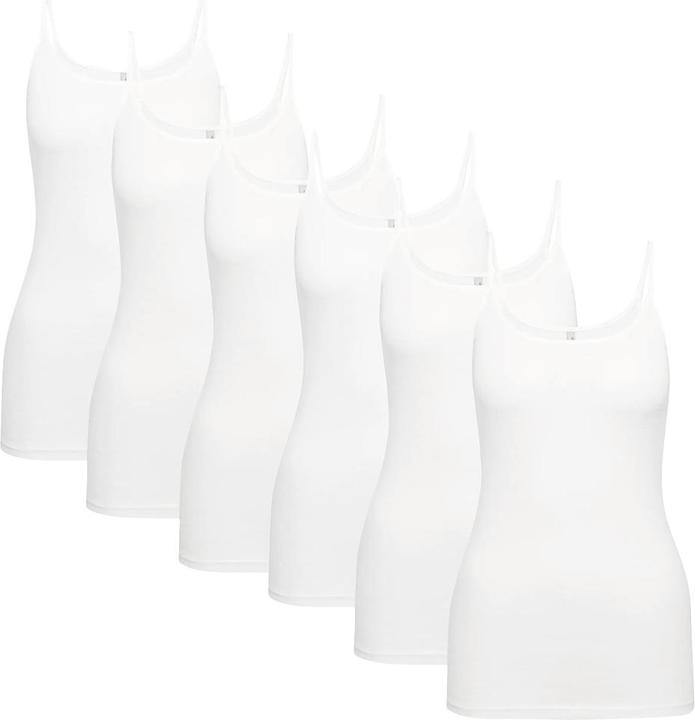 Triumph 6er Pack Katia Basics 01 Spaghetti Top (48, 4XL, 6er Pack)
