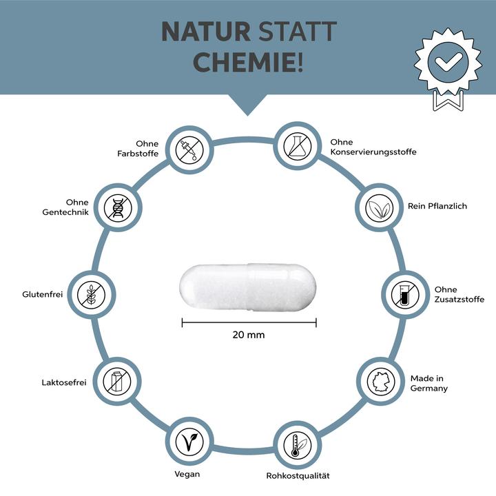 Immagine prodotto Eltabia Capsule di magnesio citrato - Per il rilassamento muscolare e l'energia (200 Pezzo/i, Pillole)