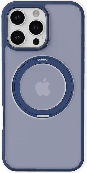 Actual product image Torras Ostand Pro Case for iPhone 16 ProMax (Blue) (Apple iPhone 16 Pro Max)