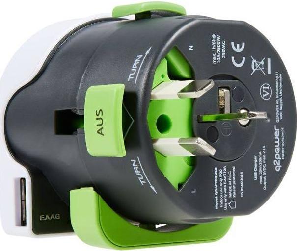 Produktbild Q2 Power Q2Power Weltreiseadapter "QDAPTER"