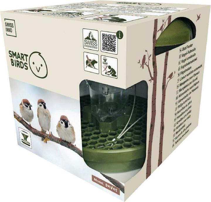 Image du produit Swissinno Vogel-Futtersilo "Davos" SMART BIRDS. Grün